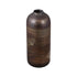 Wooden Vase with Brass Detailing